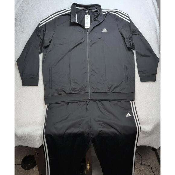 adidas Other - Adidas Men's 4XL Essentials Warm-Up Tracksuit 3-Stripes NWT